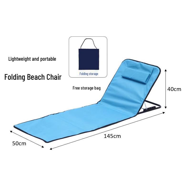Tragbarer Outdoor-Strandliegestuhl & Picknickmatte - Feuchtigkeitsgeschützt & Faltbar für Camping