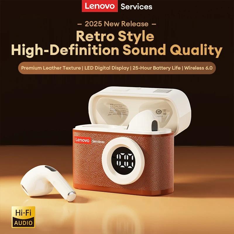 Nová bezdrátová Bluetooth 6.0 sluchátka Lenovo LE218 TWS Stereo ENC potlačení hluku Subwoofer Sportovní Herní Hudební Headset Nízká latence HD hovory s mikrofonem