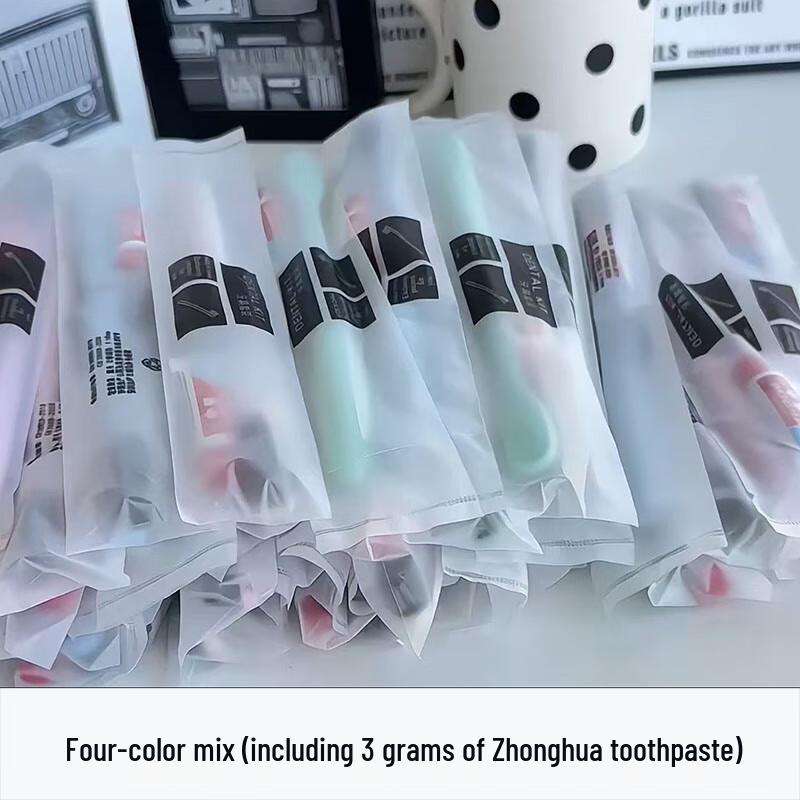 

Disposable Soft Bristle Toothbrush & Toothpaste Sets