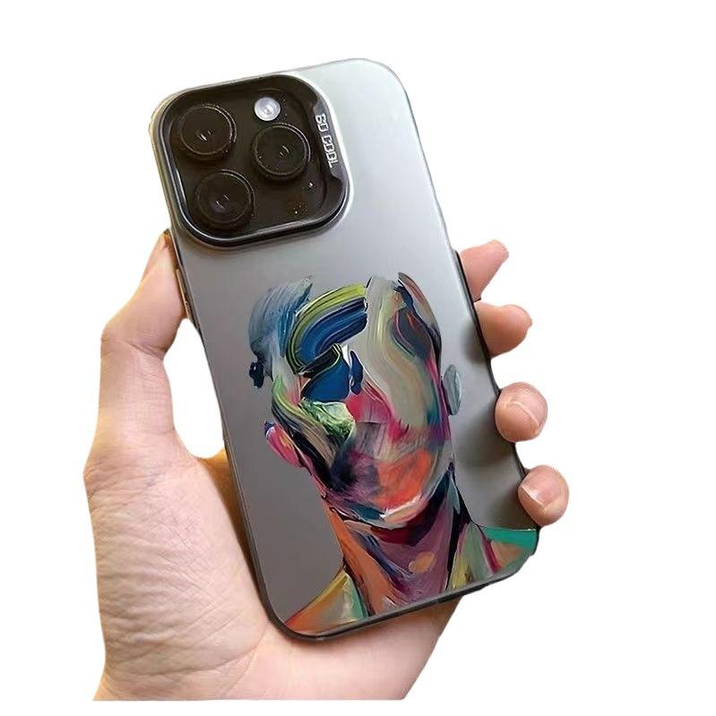 Suitable for Artistic Abstract Portrait iPhone 17/16, iPhone 15 Pro/IMD Phone Cases 14/13/12 Wholesale 11