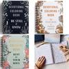 Devotional Coloring Book With Copper Paper For Mindfulness And Relaxation Activities