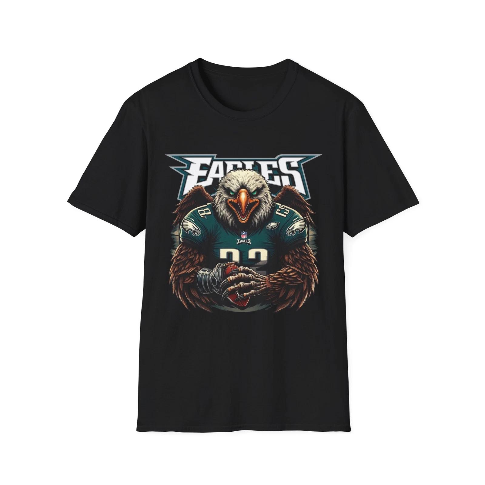 Men s and Women s T-shirts Philadelphia Eagles Horror Twist T-Shirt - Unique NFL Fan Apparel XS
