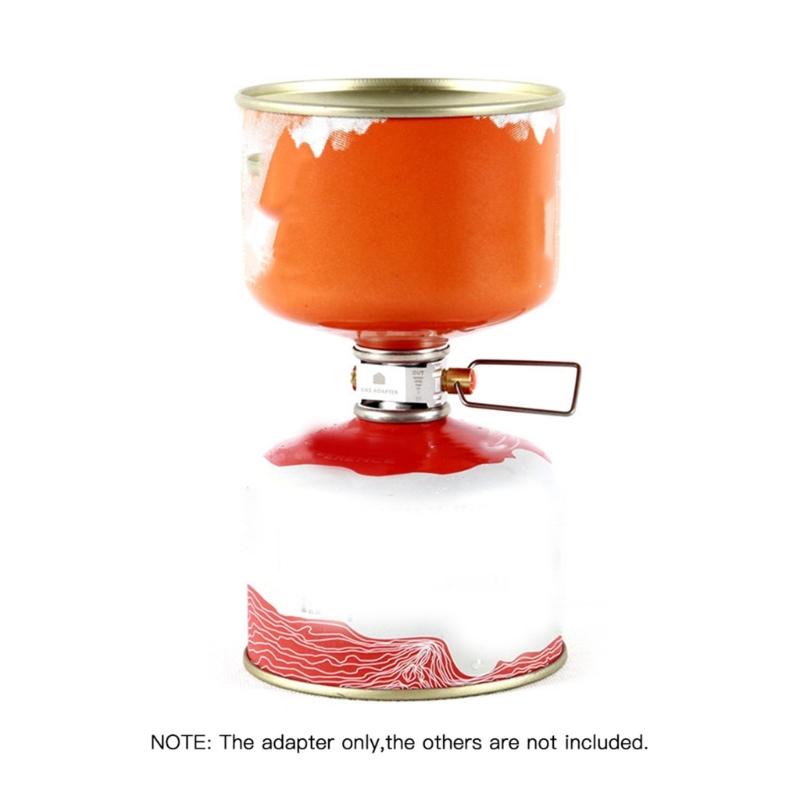 Regulable Camp Stove Gas Cylinders Adapters Wind Resistant Stove Adapters Outdoor Cooking Equipment
