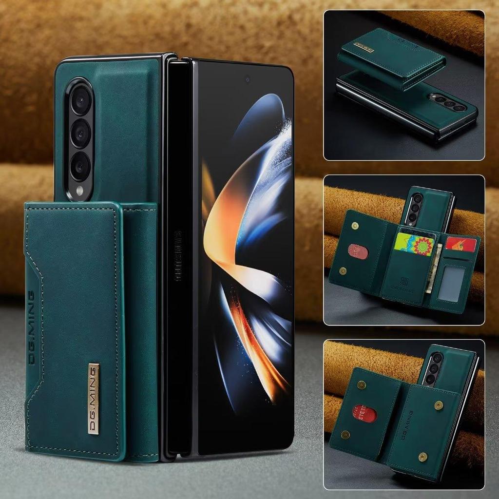 Veske For Samsung Z Fold 5 3 Z fold 4 S23 S22 S21 Ultra S20 A12 A22 A32 A52 A13 A33 A53 A14 A24 A34 A54 Flip Magnetic Leather Wallet Stand Cover
