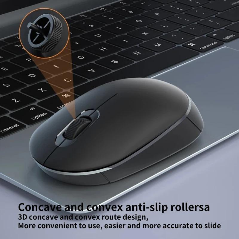 2.4GHz Wireless Keyboard Mouse Set Mobile Phone Tablet Computer Bluetooth Keyboard Mouse Set Mute 104 Keycaps Keyboard Plug and Play