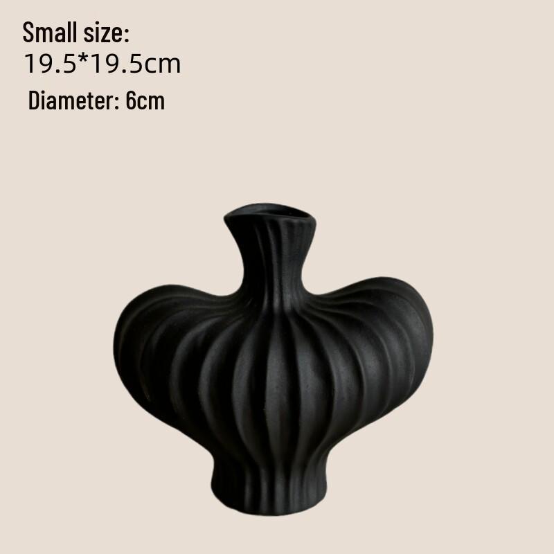

Elegant French Ceramic Vase with Wabi-Sabi Style for Living Room and Entrance Decor