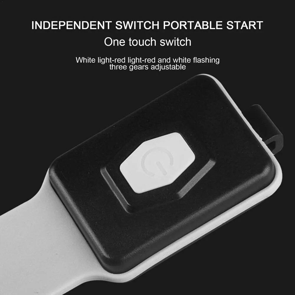 Safe Belt Armband LED Light USB Rechargeable Wristband Cycling Light Night Running Light  Running