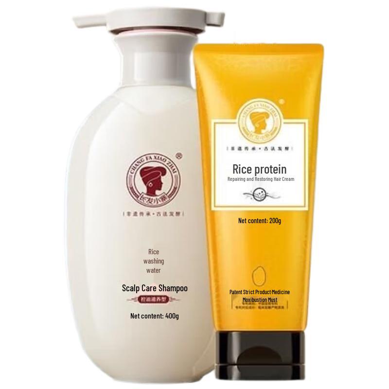 Long Hair Village Rice Water Scalp Care Shampoo & Conditioner Set