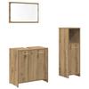 VidaXL Ensemble De Meubles Salle De Bain 3 Pcs Bois D'ingénierie 3328560