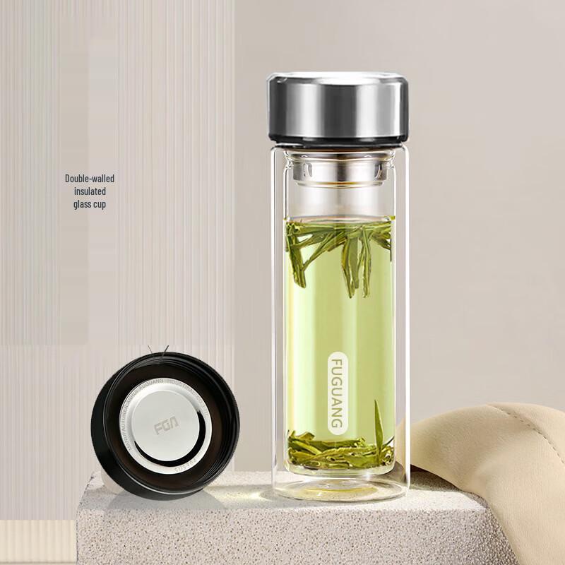 Fuguang Double-Wall Borosilicate Glass Tea Cup