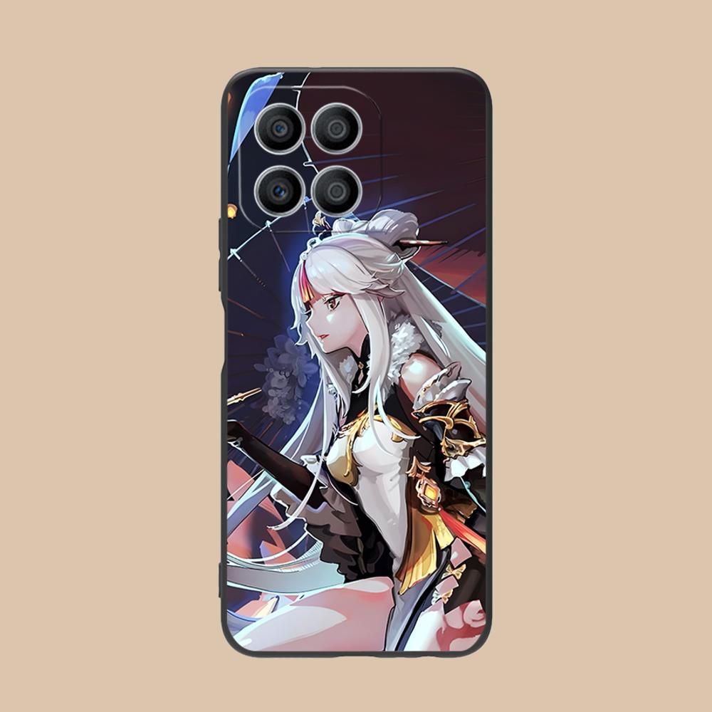 

Game GI Ningguang Matte TPU Mobile Phone Case for Honor 90 80 70 60 50 30 20 10 9 8 7 Pro S SE Lite 5G Colorful Printing Cover Honor 8