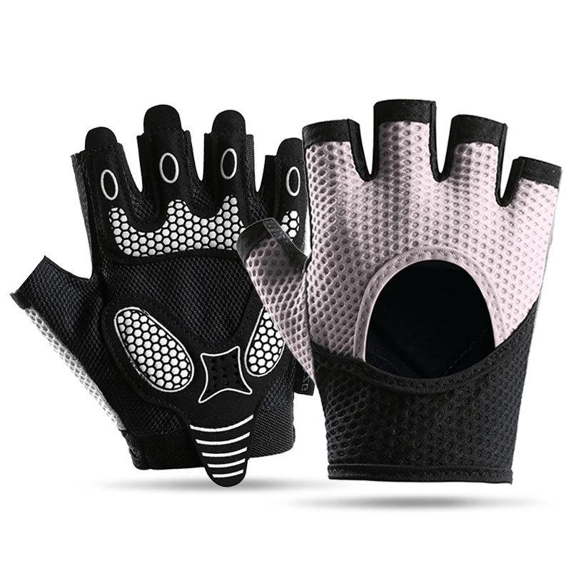 Fitness Gloves Half Finger Outdoor Sports Wear-resistant Anti Cocoon Lightweight Breathable Non Slip Cycling