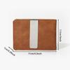 Women and men pu leather wallet multi-functional wallet card case card holder