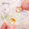 1PC 3D Diamond Sticker Relief Flash Film Children Puzzle Decorative Sticker Cute Mobile Phone Case Kawaii Stickers