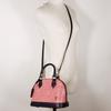 Louis Vuitton Alma BB Handbag M54548 Epi Denim 2WAYShoulder Red / Dark Blue Epi Leather Women Used
