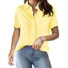 2026 Spring/Summer New Women's Fashion Printed Striped Cardigan Top Casual Stylish Short Sleeve Shirt for Women