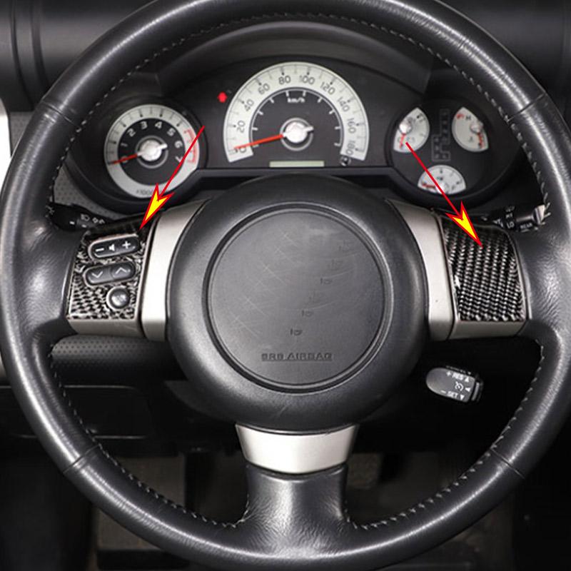 Soft Carbon Fiber For Toyota FJ Cruiser 2007-2025 Car Center Control Interior Sticker Car Modification Accessories