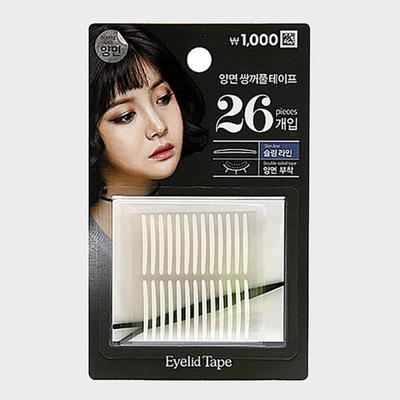 Double-Sided Double Eyelid Tape, 52 Pieces, Slim Type