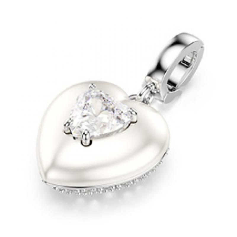 Swarovski Idyllia Charm Rhodium Heart