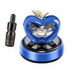 Heart Car Interior Solar Fragrances Ornament with flower  Fragrances Solar Powered Car Scent Diffuser for Dashboard Use