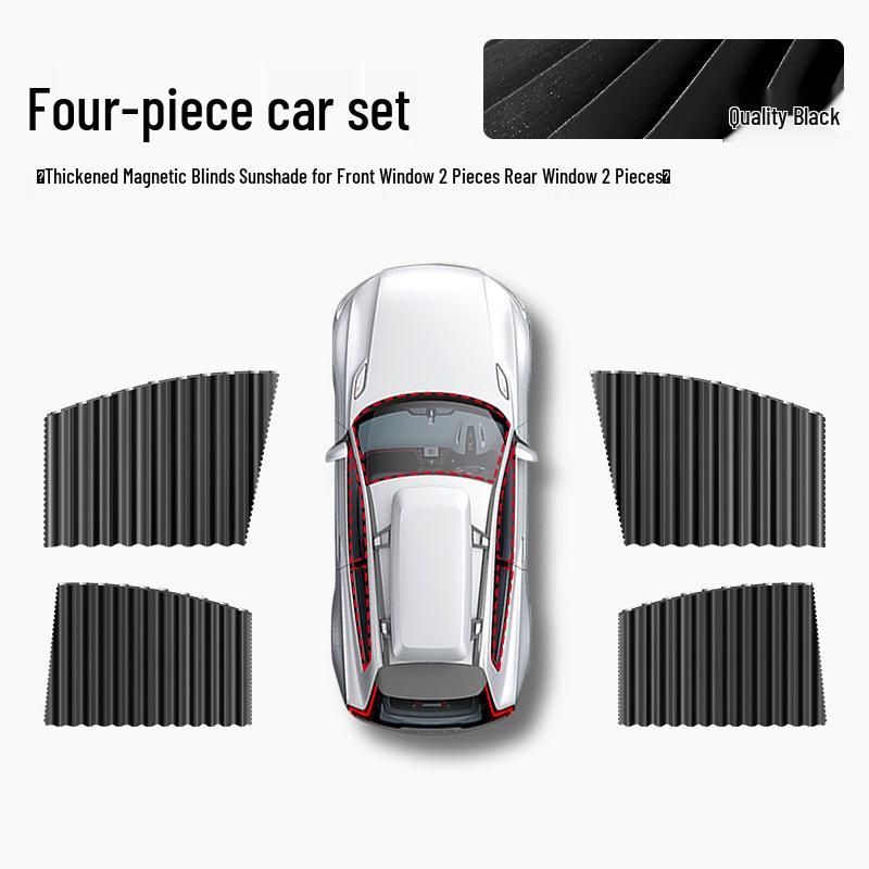 Magnetic Car Sunshade Curtains: Sun Protection & Heat Insulation Privacy Solution