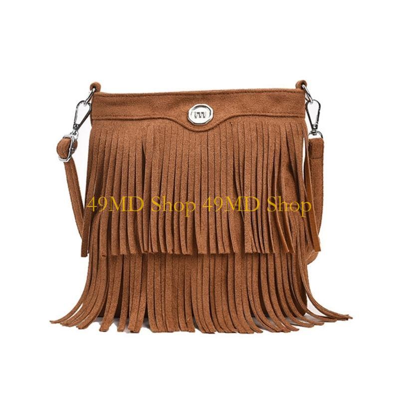 49MD Tassels Crossbody Bag Purse Shoulder Bag Handbag Purse Tassels Crossbody Purse