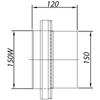 ADAM DW Passage EW/DW for Black Steel Fi 150