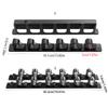 Vertical/Horizontal Wall Mounted Fishing Rod Hanger Storage Fishing Rod Rack Holder Holds 6 Fishing Rods Display Stand