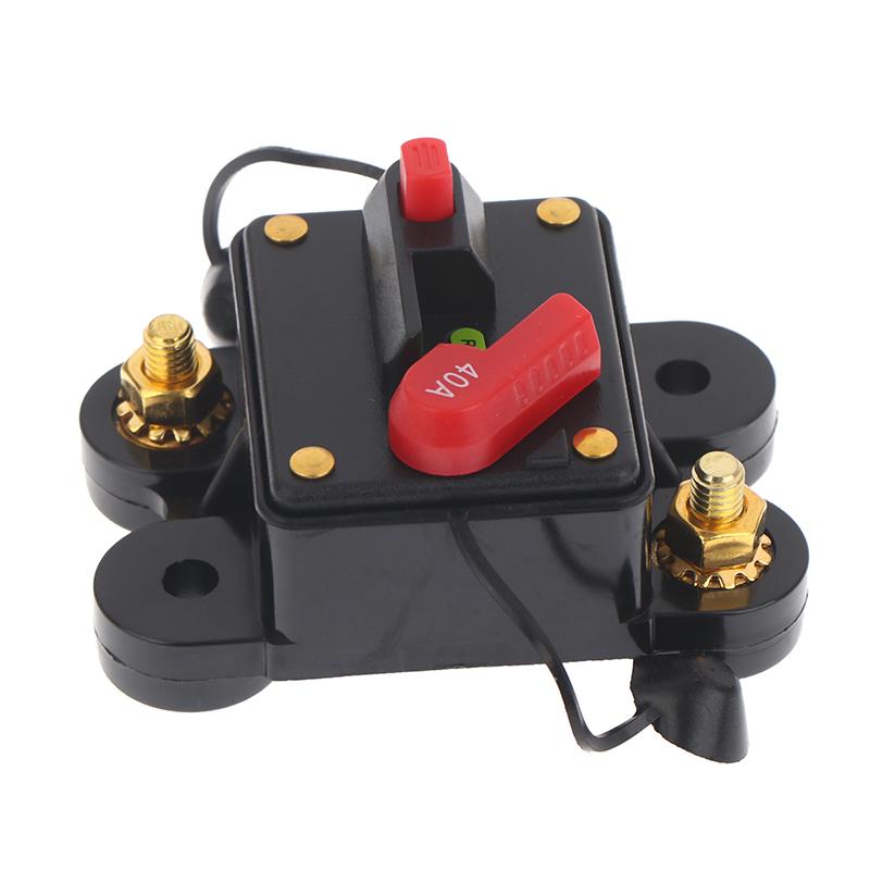 Wasserdichter Leistungsschalter Reset-Sicherung Wechselrichter DC12V 24V 30A 40A 50A 60A 80A 100A 150A 200A 250A 300A Haus-Solarsystem Teile