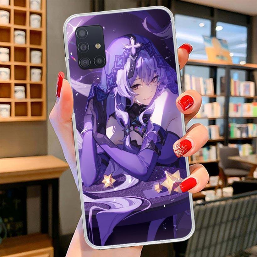 Honkai Star Rail Black Swan Cover Phone Case For Samsung Galaxy A12 A22 A32 A52 A72 A02S Phone Case Note 20 Ultra 10 S10 Plus A5