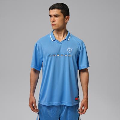 Jordan T Shirts Men s Blue V neck Moderate S