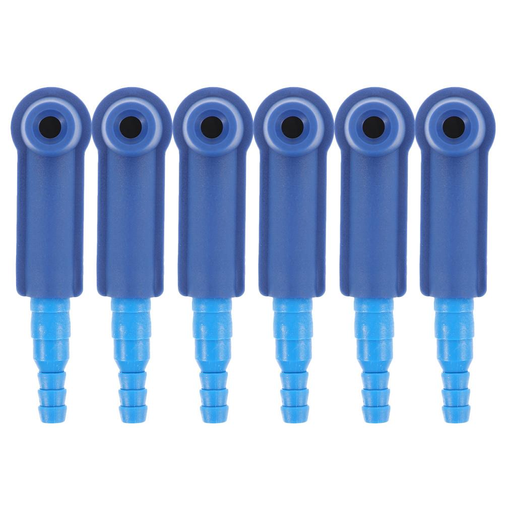 6Pcs Brake Fluid Replacement Tool Connectors Easy Operation Safe Reliable Compact Adapter Kit Brake Fluid Connector