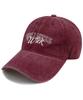 Wig Wellness Stone Washed Ball Cap - Burgundy
