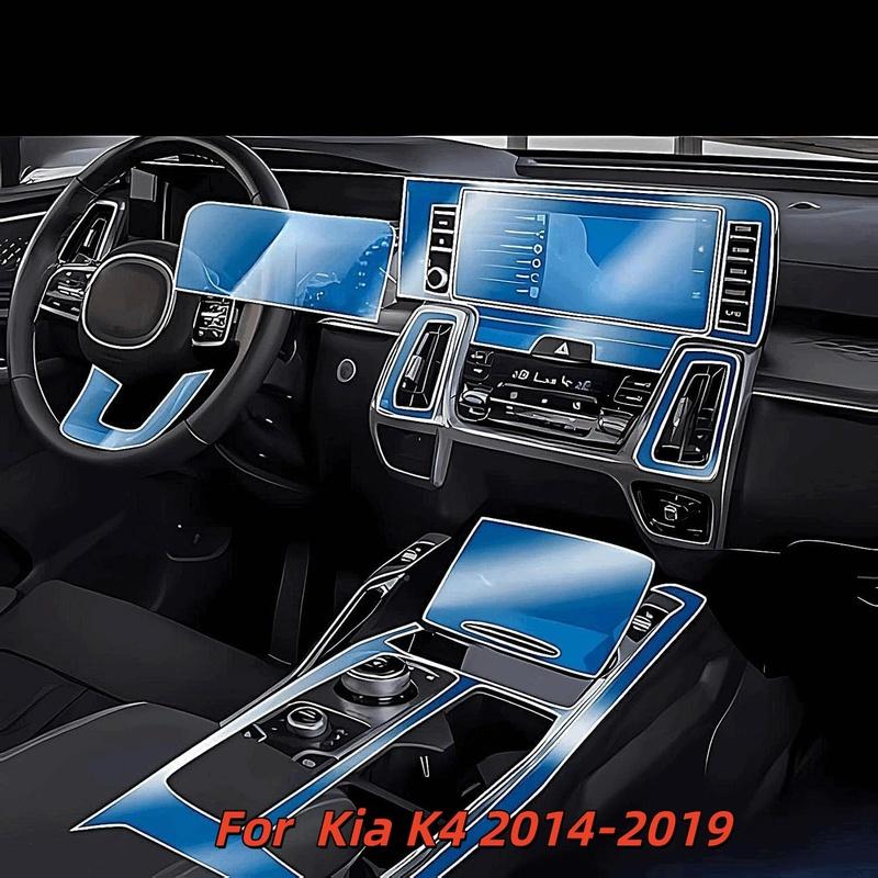 TPU Protective Film Car Navigation Door Center Console Dashboard For Kia K4 2014- Car Interior Accessories