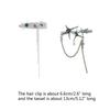 Non-slip Hair Clip for Girls Hair Barrettes for Hot Girl Gothic Duckbills Spider/Star Shape Y2k Hot Girls Hair Pin