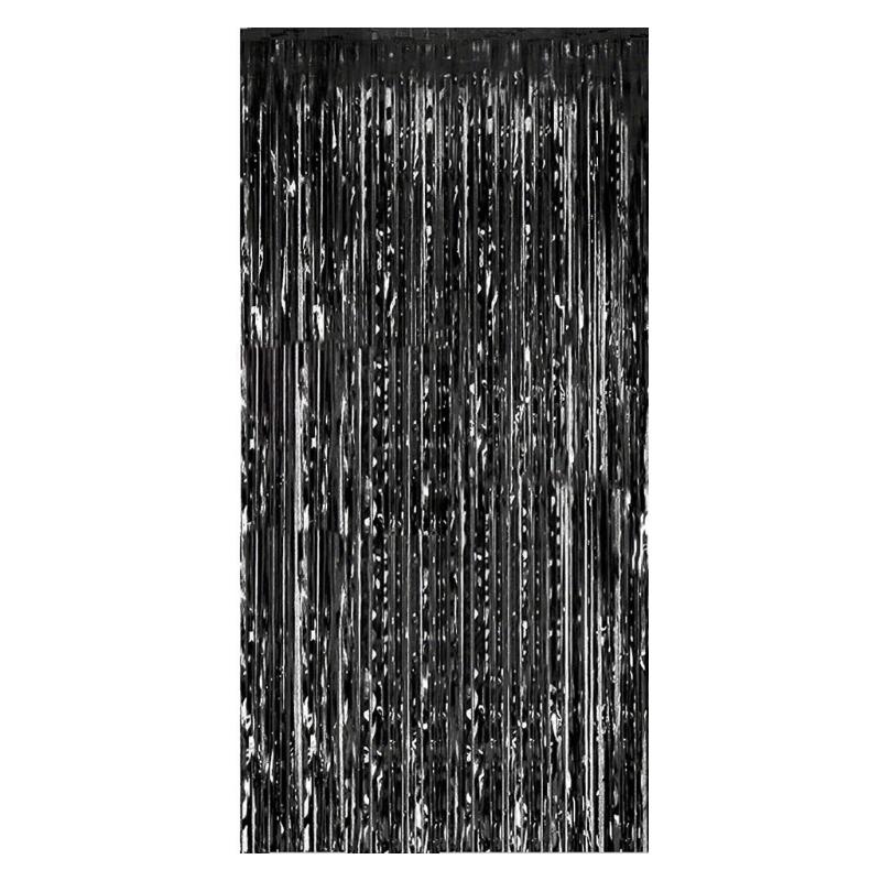 Metallic Tinsel Curtain Photo Booth Door Hanging Streamers Backdrop Birthday Wedding Bachelorette Party Decoration