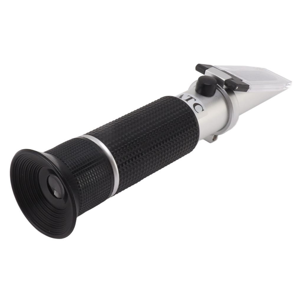 Handheld Refractometer 1.000 To 1.130 SG 0 To 32 Brix Sugar Alcohol Meter with Auto Temp