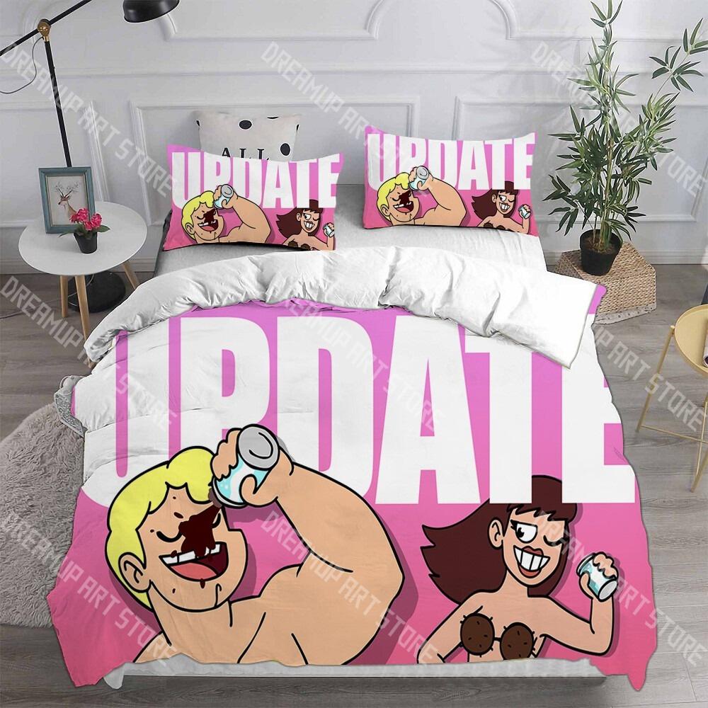 3D-Druck Eddsworld Edd Tord Matt Bettwäsche-Set Einzel Doppel König Vollgröße Bettbezug Kissenbezug Bett Jungen Mädchen Erwachsene Heimtextilien