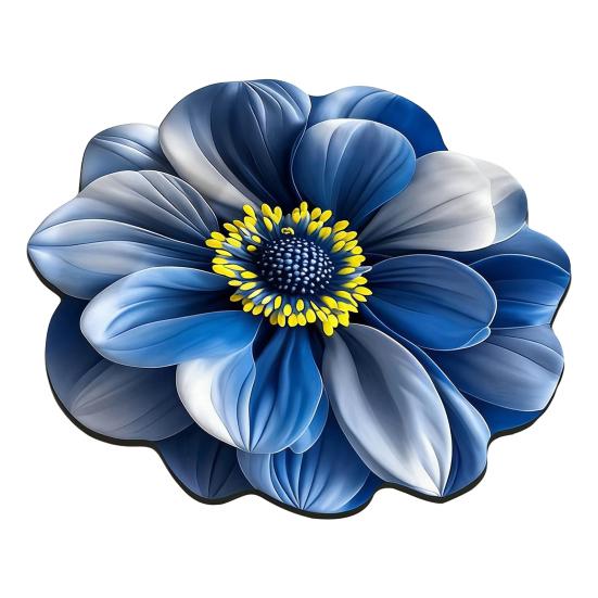 Alfombrilla para Secar Platos Diseños Realistas de Flores Tierra de Diatomeas Alfombrilla de Secado Rápido Absorbente Aislante del Calor para Encimera de Cocina Mesa de Comedor