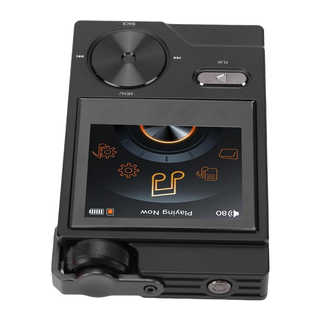 HiFi MP3 Player Lossless DSD FLAC Player 2 Inch LCD Screen Portable Digital Music Player with 64GB Small Memory Card for Outdoor