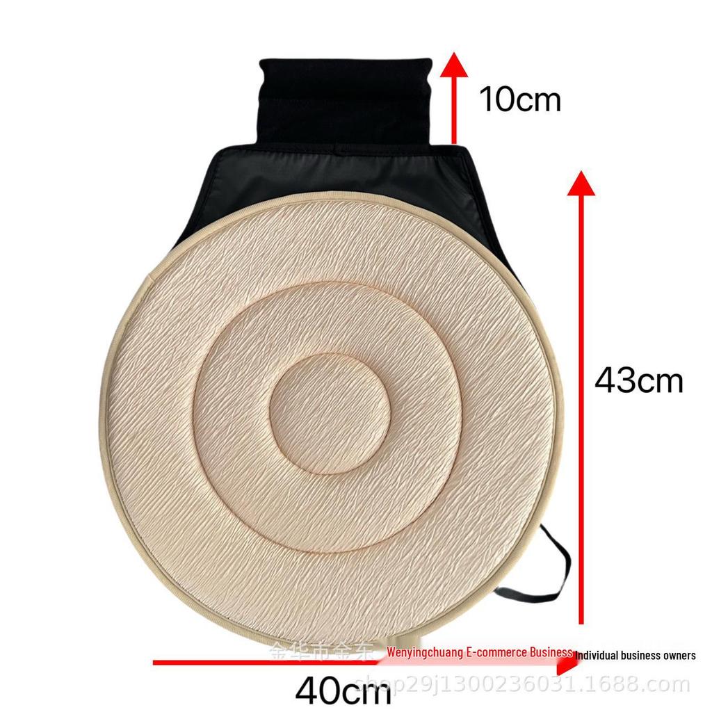 Car 360° Rotating Non-Slip Seat Cushion for Elderly & Pregnant Women - Portable & Multifunctional.