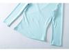 Stretchy Slim-Fit V-Neck Multi-Color Knit T-Shirt for Women (3/4 Sleeve)