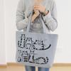 Cartoon Cat Printed Beach Zipper Bag Women Fashion Canvas Tote Bag Shopping Handbag