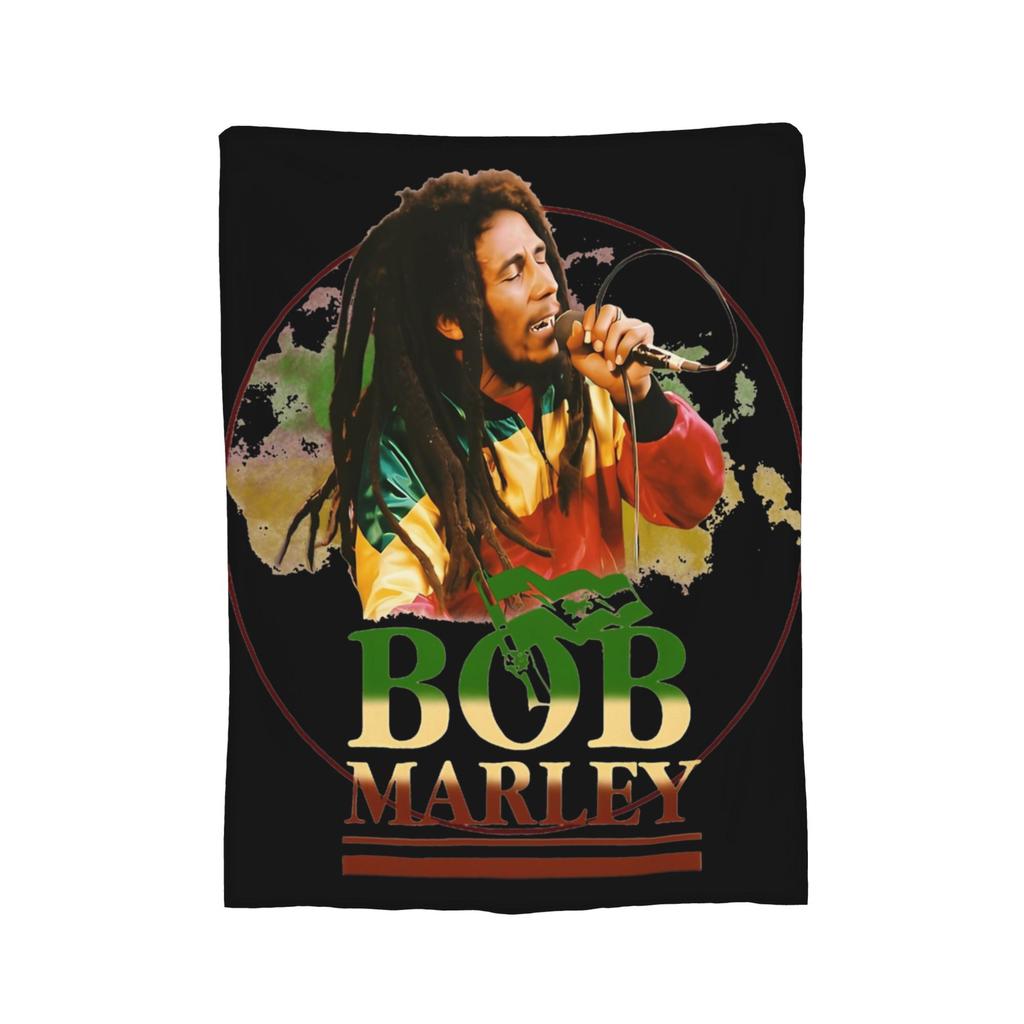 Bob Marley Reggae Ajax  Fleece Blanket Rasta Music Creative Throw Blankets for  Sofa Bedding Lounge Rug Piece,