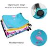 Magnetic Golf Towel with Strong Magnet Microfiber Waffle Golf Bag Towel Printed Golf Towel Golf Ball Cleaner