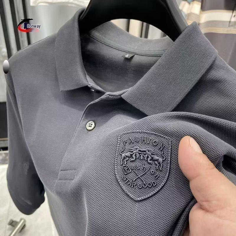Men's Short Sleeve Polo Shirt - Versatile Casual Fashion T-shirt with Lapel