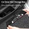 For BMW 5 Series G60 i5 2024 Car Door Side Storage Box TPE Auto Front Door Slot Organizer Pockets Interior Storage Accessories