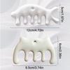 Ceramics Head Massage Comb Relaxing Five Seven Tooth Comb Dolphin Shape Comb Scraping Massager Meridian Comb Body Massage Tool