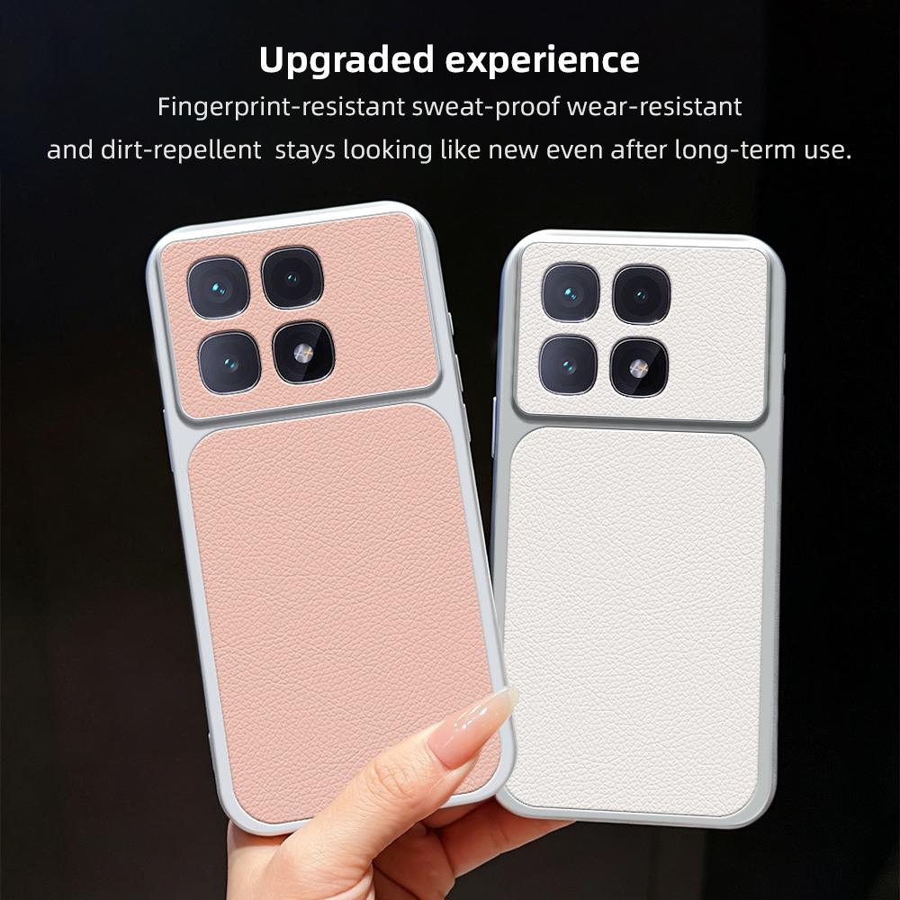Phone Case For Xiaomi 15 Ultra 15T 14 13 12 13T 14T 11 Lite Pro Candy PU Lambskin Camera Protection Soft Back Cover