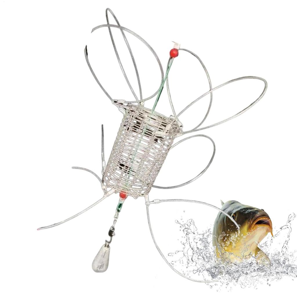 Portable Crab Catcher Catching Hookfor Shrimping Net Basket Fishing Trap For Minnows Crawfish Shrimp Crab